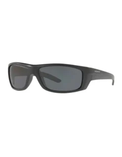 HU2007 Black Polarised Sunglasses
