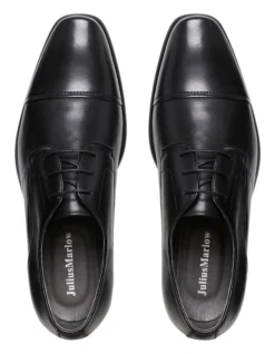 Knock Toe Cap Black Derby Lace Up Dress Shoe -Myer Clothing Shop 538501600 3 1 720x928