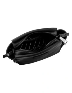 The Ascendants Black Front Zip Crossbody Bag SA7223 -Myer Clothing Shop 552470680 4 1 720x928