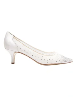 Spritz Ivory Satin Pump