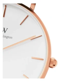 Daniel Wellington Petite St Mawes 28mm Rose Gold Leather Watch -Myer Clothing Shop 575057080 3 720x928
