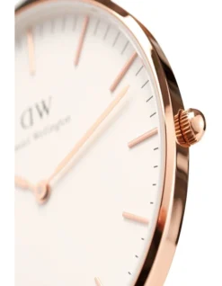 Daniel Wellington Petite St Mawes 28mm Rose Gold Leather Watch -Myer Clothing Shop 575057080 4 720x928