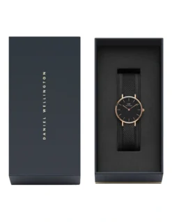 Daniel Wellington Classic Petite Ashfield 28mm Black Stainless Steel Mesh Watch 13 Daniel Wellington Classic Petite Ashfield 28mm Black Stainless Steel Mesh Watch -Myer Clothing Shop 575057620 7 720x928