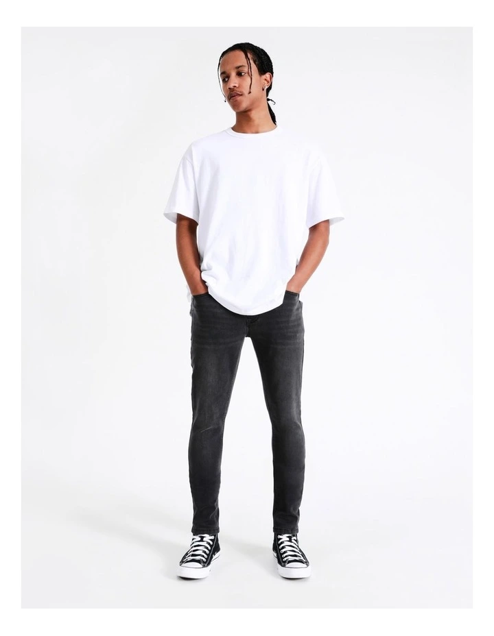 Zack 2 Skinny Jean Charcoal 5 Zack 2 Skinny Jean Charcoal - Image 5