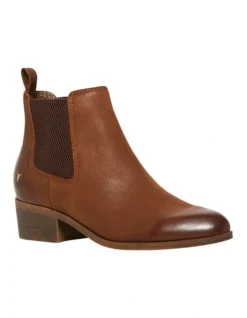 Windsor Smith Ravee Tan Heeled Chelsea Boot -Myer Clothing Shop 587967760 2 720x928