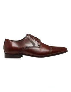 Jaded Mocha Lace Up Dress Shoe