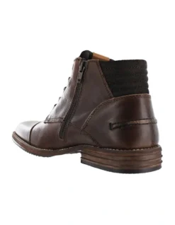 Chambers Dark Brown Lace Up Boot -Myer Clothing Shop 594536950 3 1 720x928