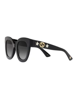 Gucci GG0208S Black Sunglasses -Myer Clothing Shop 594993160 3 720x928