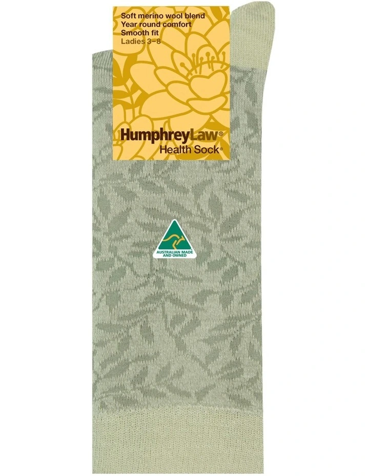 Merino Wool Blend Health Over The Calf Socks Bone/Antelope 2 Merino Wool Blend Health Over The Calf Socks Bone/Antelope - Image 2