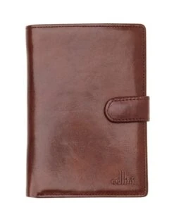 Leather Bifold Wallet With Tab Closure CW0074