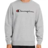 Champion Script Crew Sweat Top Grey Marle
