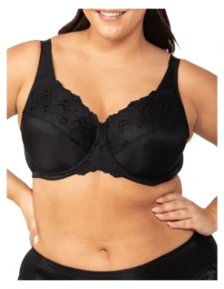 Triumph 'Embroidered' Minimizer Underwire Bra 10000085