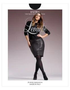Levante Extra Fuller Figure Opaque Pantyhose