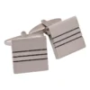Stripe Square Cufflinks