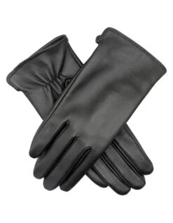 Classic Black Leather Gloves