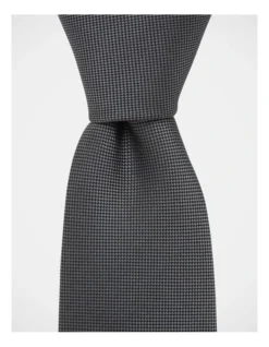 Core Charcoal Silk Tie