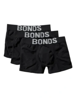 Bonds Seamfree Trunk 3 Pack In Black -Myer Clothing Shop 624169090 4 720x928