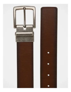 Textured Brown Reversible Belt -Myer Clothing Shop 626671450 3 2 720x928