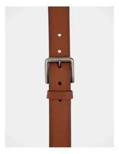 Tan Skinny Casual Belt