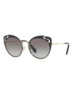 Miu Miu MU 57TS Core Collection Black Sunglasses