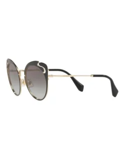 Miu Miu MU 57TS Core Collection Black Sunglasses -Myer Clothing Shop 627213250 3 720x928