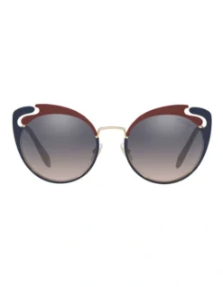Miu Miu MU 57TS Core Collection Gold Sunglasses