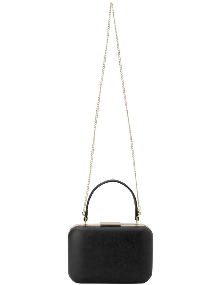 Ruby Black Top Handle Clutch OB4661 3 Ruby Black Top Handle Clutch OB4661 - Image 3