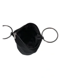 Bianca Black Top Handle Clutch OB5243 9 Bianca Black Top Handle Clutch OB5243 -Myer Clothing Shop 627243220 3 1 720x928