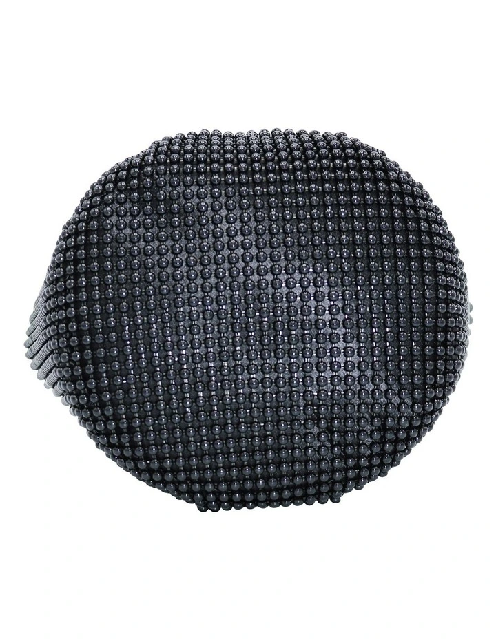 Bianca Black Top Handle Clutch OB5243 5 Bianca Black Top Handle Clutch OB5243 - Image 5