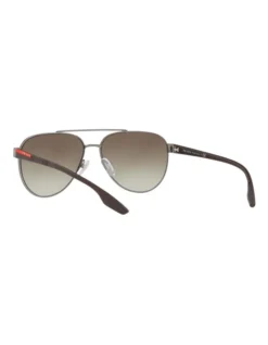 Prada Linea Rossa PS 54TS Lifestyle Grey Sunglasses -Myer Clothing Shop 627448870 6 720x928