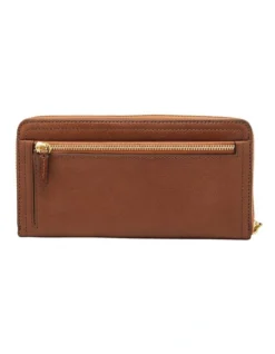 Fossil Logan Brown Zip Around Wallet -Myer Clothing Shop 637835140 4 1 720x928