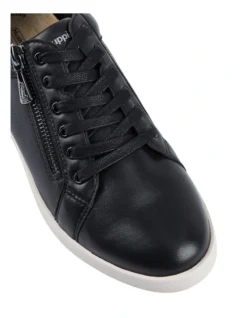 Hush Puppies Mimosa Black Zip Up Sneaker -Myer Clothing Shop 638518150 4 720x928 1