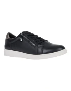 Hush Puppies Mimosa Black Zip Up Sneaker -Myer Clothing Shop 638518150 5 720x928