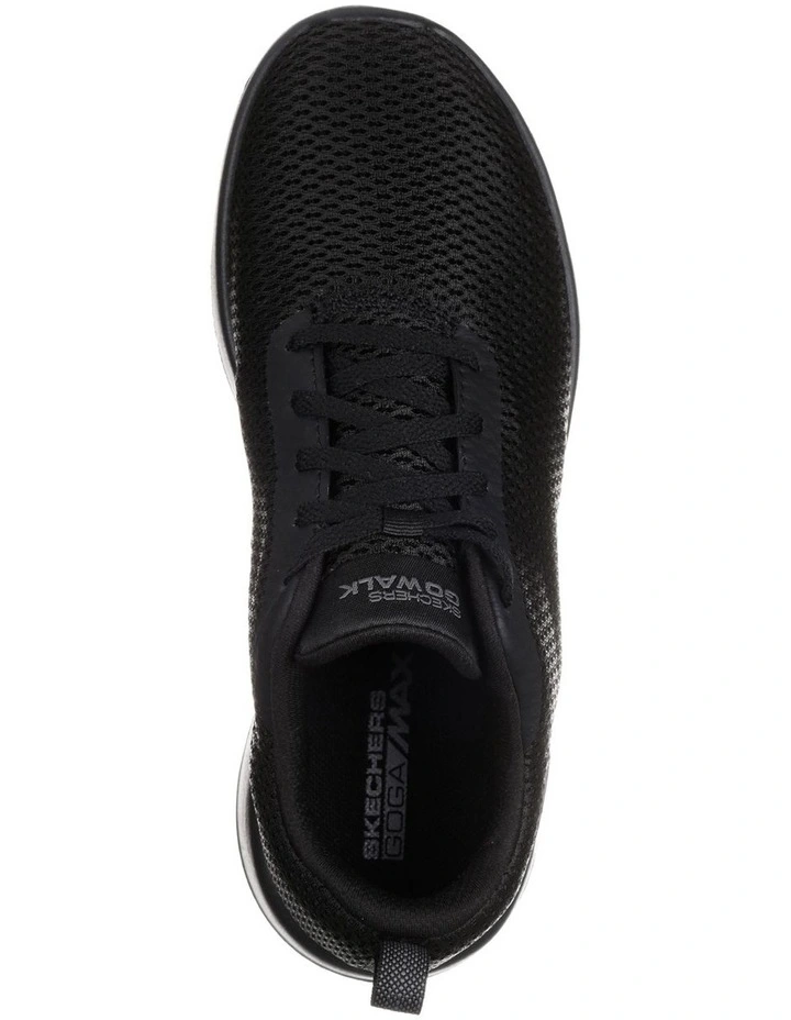 Skechers GOwalk Joy Paradise Lace-Up Sneaker In Black 4 Skechers GOwalk Joy Paradise Lace-Up Sneaker In Black - Image 4