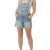 Denim Short Overalls In Blue