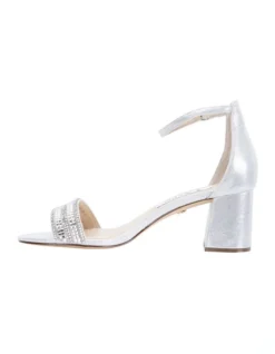 Elenora True Silver Suedette Sandal -Myer Clothing Shop 641064340 3 720x928