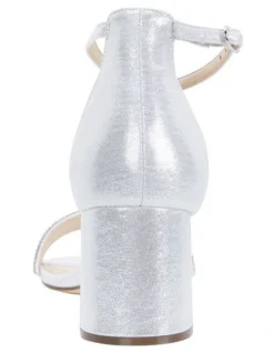 Elenora True Silver Suedette Sandal -Myer Clothing Shop 641064340 4 720x928