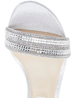 Elenora True Silver Suedette Sandal -Myer Clothing Shop 641064340 7 720x928