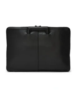 Montoro Black Leather Slim Briefcase -Myer Clothing Shop 641118970 3 1 720x928