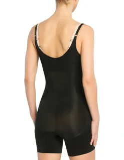 Spanx Oncore Open Bust Mid Thigh Bodysuit Black 5 Spanx Oncore Open Bust Mid Thigh Bodysuit Black -Myer Clothing Shop 645864580 3 720x928
