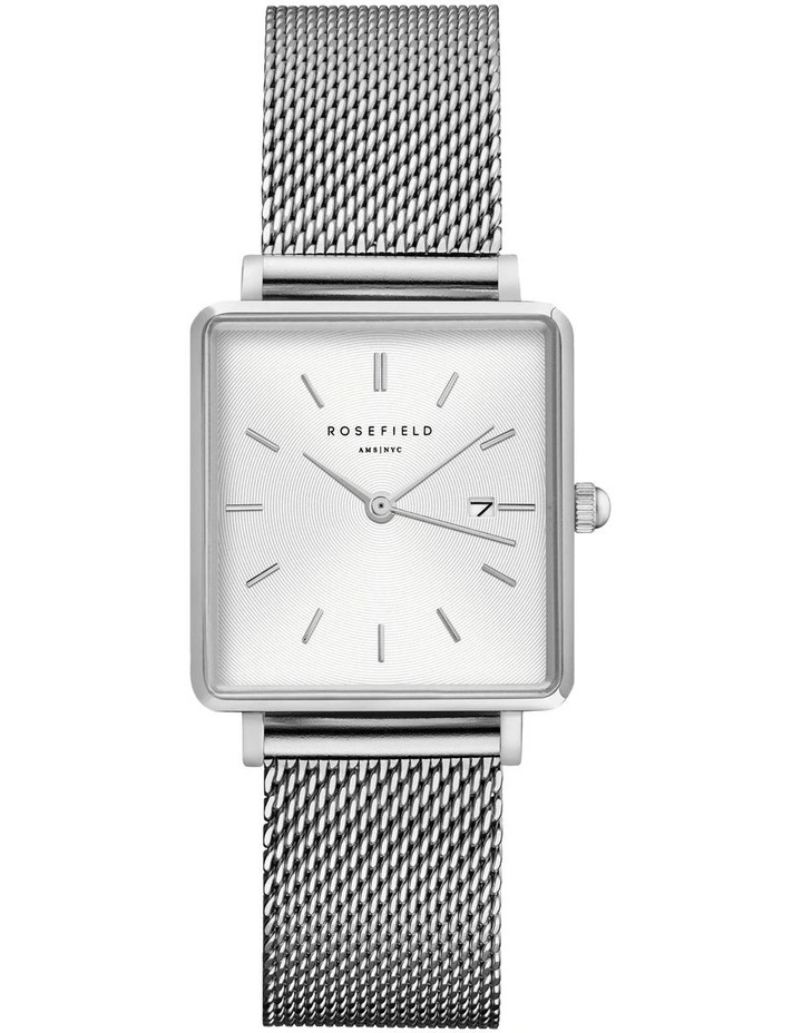 Rosefield The Boxy 26mm Silver Watch QWSS-Q02 1 Rosefield The Boxy 26mm Silver Watch QWSS-Q02