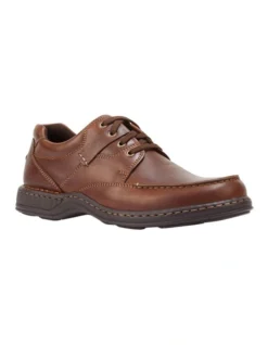 Hush Puppies Randall II Leather Lace Up Shoe In Brown -Myer Clothing Shop 651592180 5 1 720x928