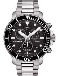 Tissot Seastar 1000 Chronograph T1204171105100 Watch In Black