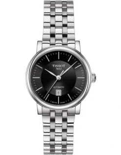Tissot Carson Premium Lady T1222071105100 Automatic Watch In Black