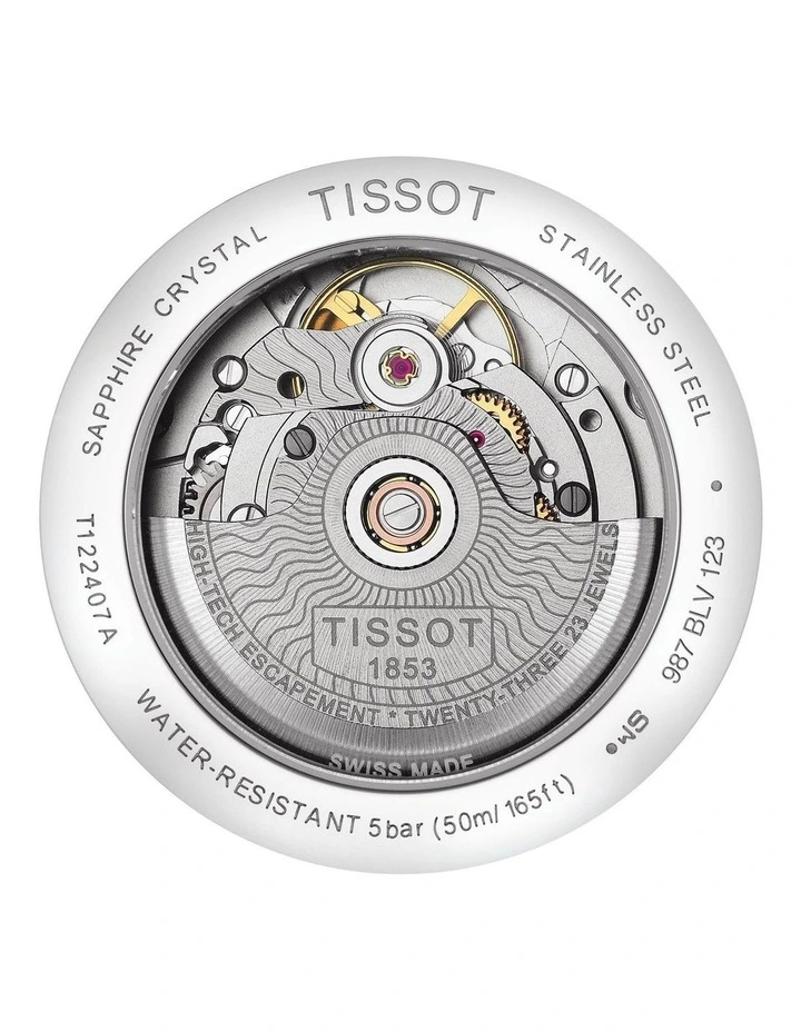Tissot Carson Premium Powermatic 80 T1224071605100 Automatic Watch In Black 3 Tissot Carson Premium Powermatic 80 T1224071605100 Automatic Watch In Black - Image 3