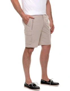 Woodbury Cargo Short In Beige -Myer Clothing Shop 657084160 2 1 720x928