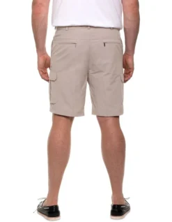 Woodbury Cargo Short In Beige -Myer Clothing Shop 657084160 3 720x928