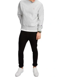 Champion Reverse Weave Crew Top Grey -Myer Clothing Shop 660941830 3 720x928