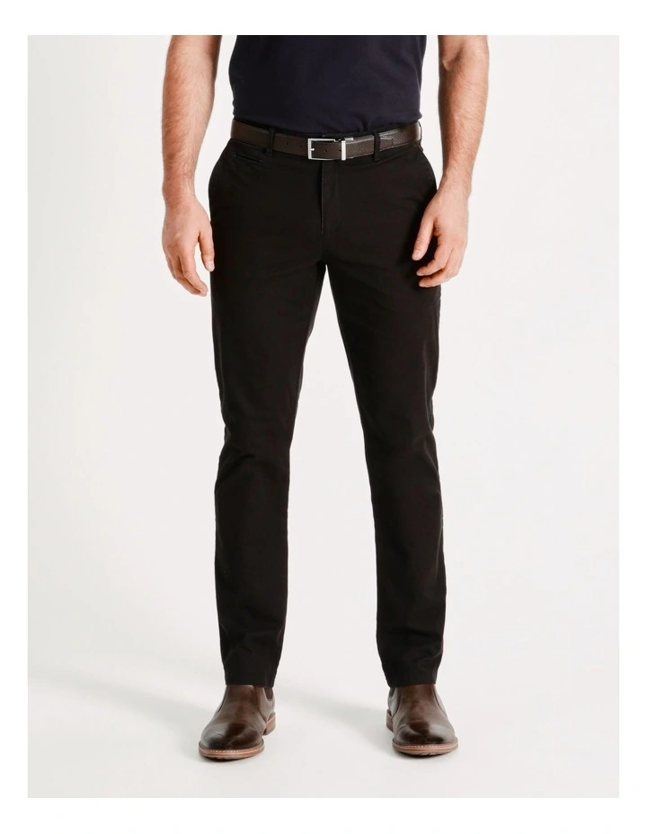 Breckland Stretch Textured Chino Charcoal 2 Breckland Stretch Textured Chino Charcoal - Image 2