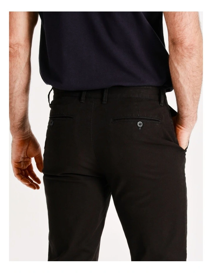 Breckland Stretch Textured Chino Charcoal 4 Breckland Stretch Textured Chino Charcoal - Image 4